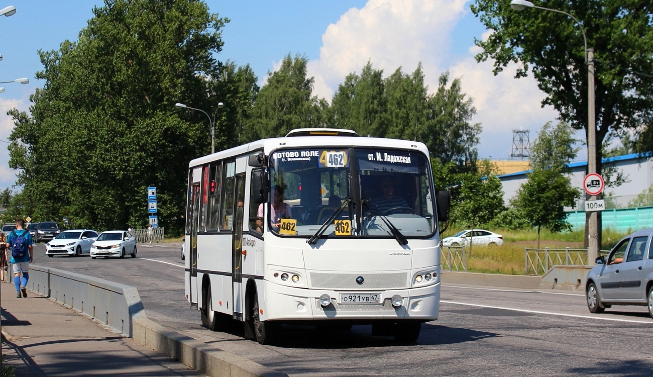 Leningrad region, PAZ-320402-04 "Vector" # О 921 УВ 47