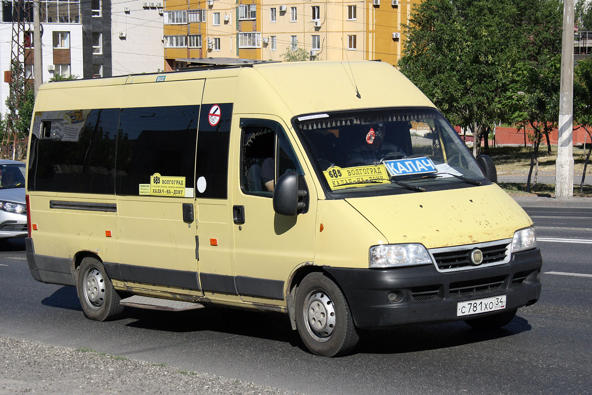 Волгоградская область, FIAT Ducato 244 CSMMC-RLL, -RTL № С 781 ХО 34