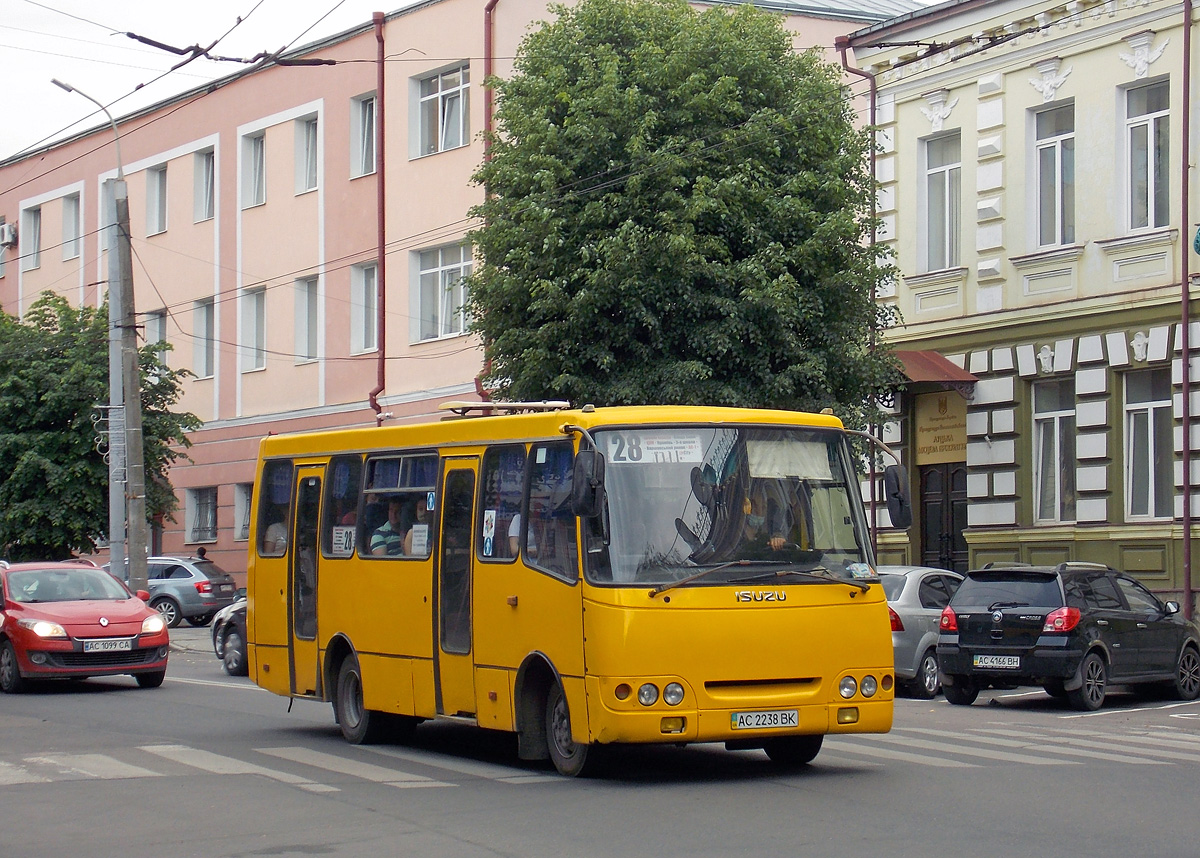 Волынская область, Богдан А09202 № AC 2238 BK