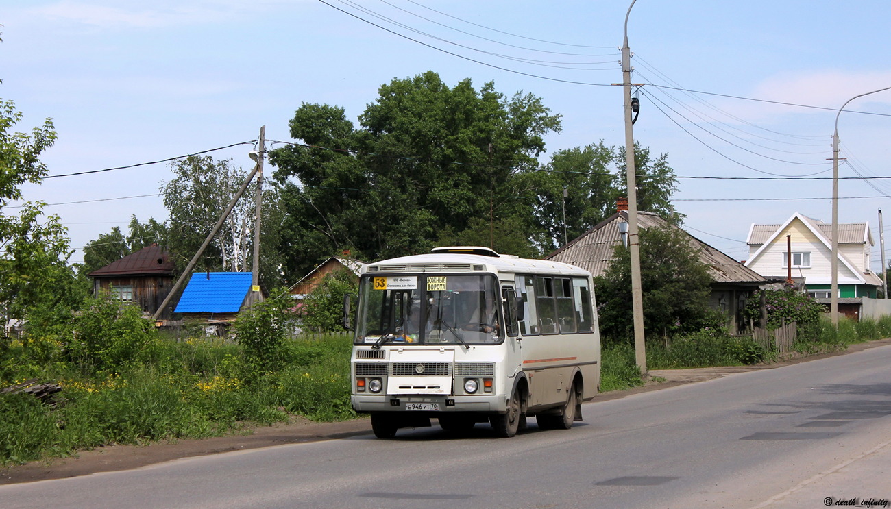 Томская область, ПАЗ-32054 № Е 946 УТ 70