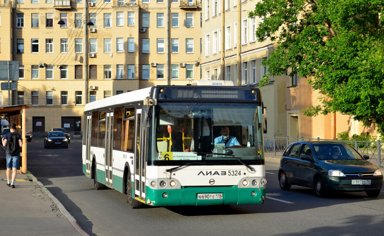 Санкт-Петербург, ЛиАЗ-5292.60 № 5324