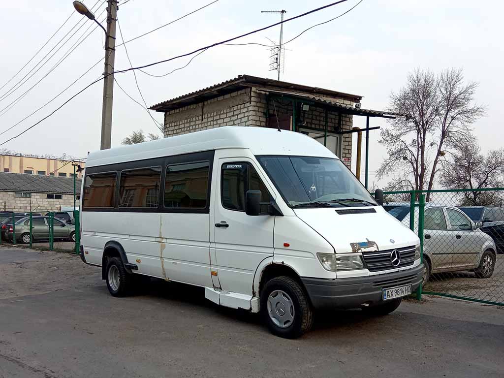 Харьковская область, Mercedes-Benz Sprinter W904 412D № AX 9814 HO