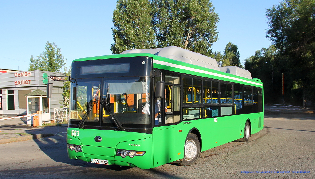 Алматы, Yutong ZK6118HGA № 593