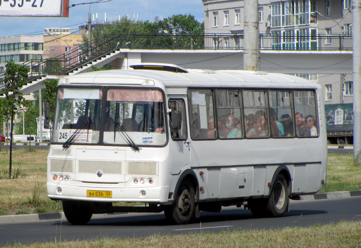 Нижегородская область, ПАЗ-4234-04 № ВА 036 52