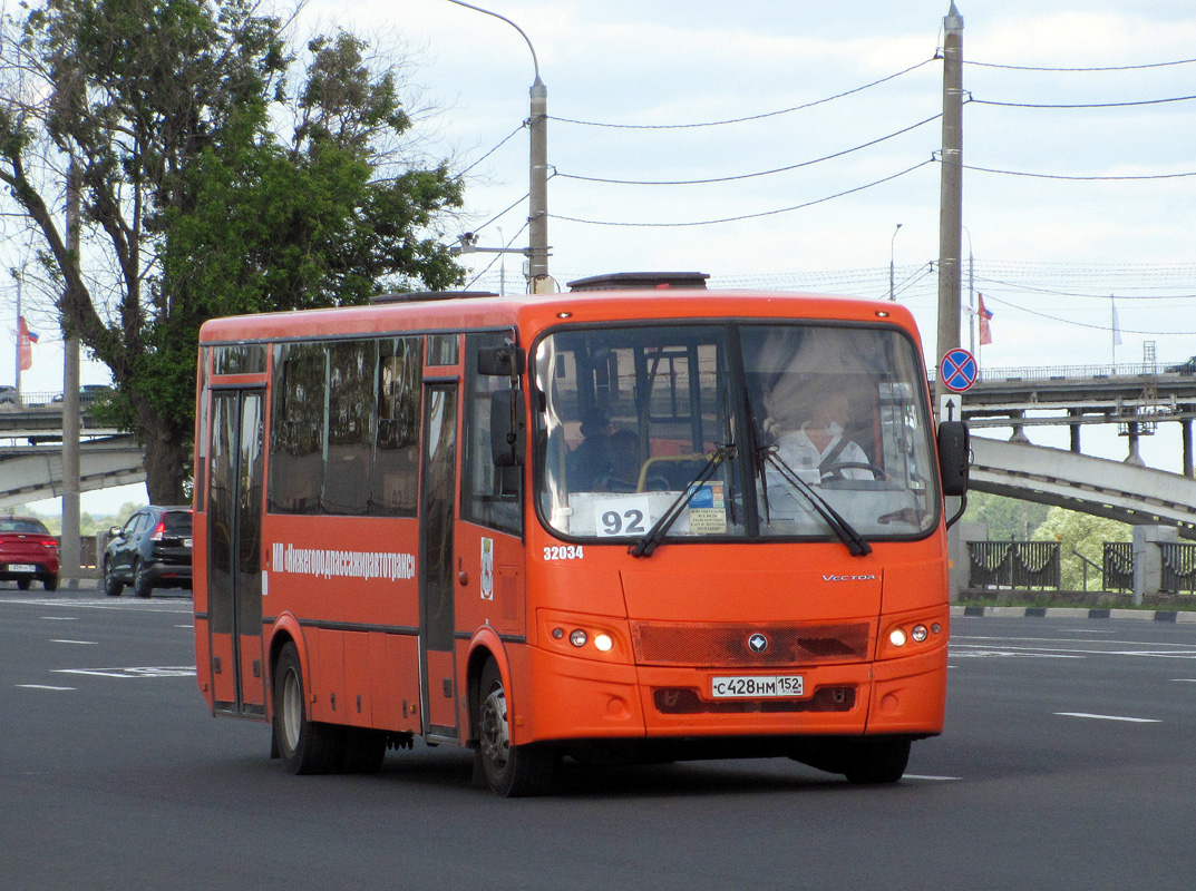 Нижегородская область, ПАЗ-320414-04 "Вектор" № 32034