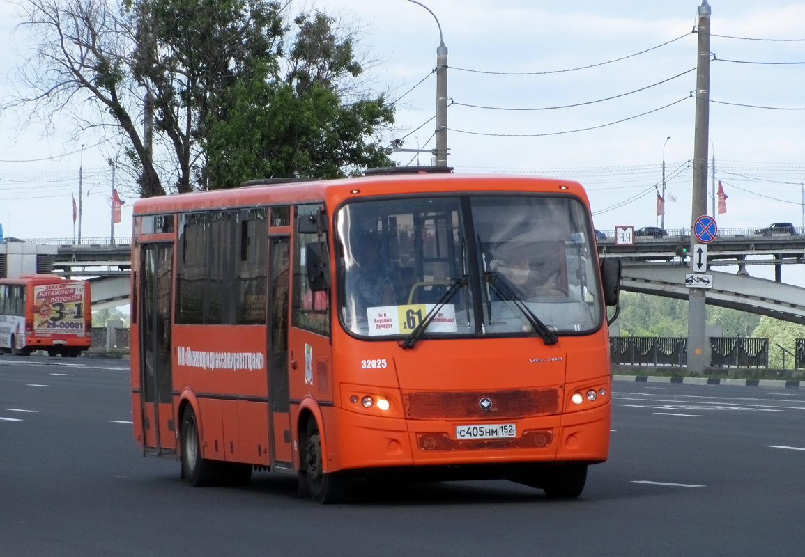 Нижегородская область, ПАЗ-320414-04 "Вектор" № 32025