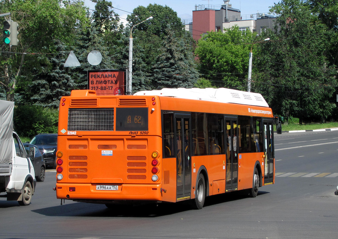 Нижегородская область, ЛиАЗ-5292.67 (CNG) № 32042