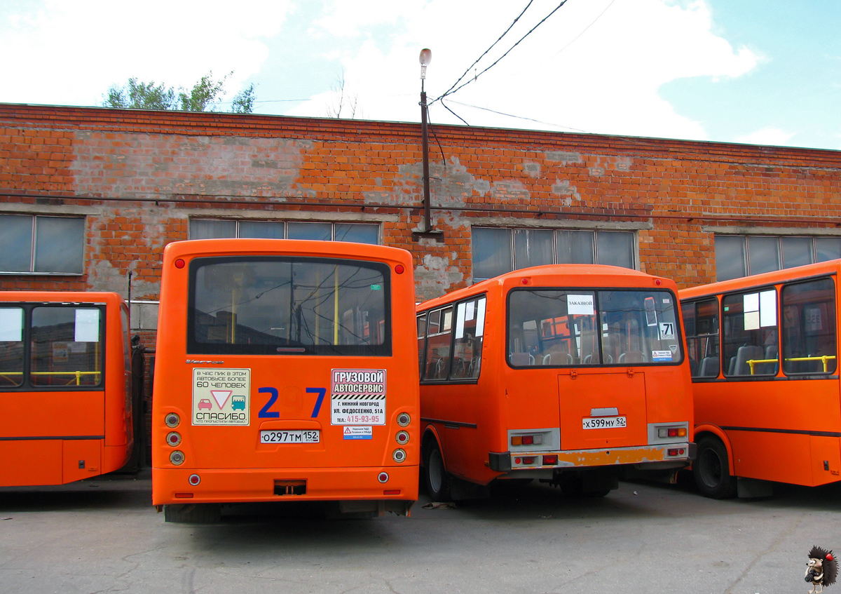 Нижегородская область, ПАЗ-320414-05 "Вектор" № О 297 ТМ 152; Нижегородская область — Автопарки