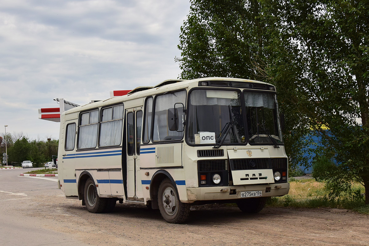 Волгоградская область, ПАЗ-32053 № В 275 КВ 134