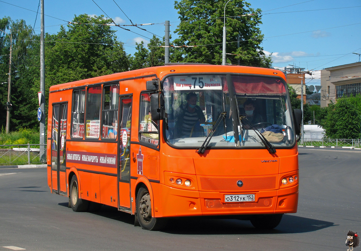 Нижегородская область, ПАЗ-320414-05 "Вектор" (1-2) № О 312 УК 152