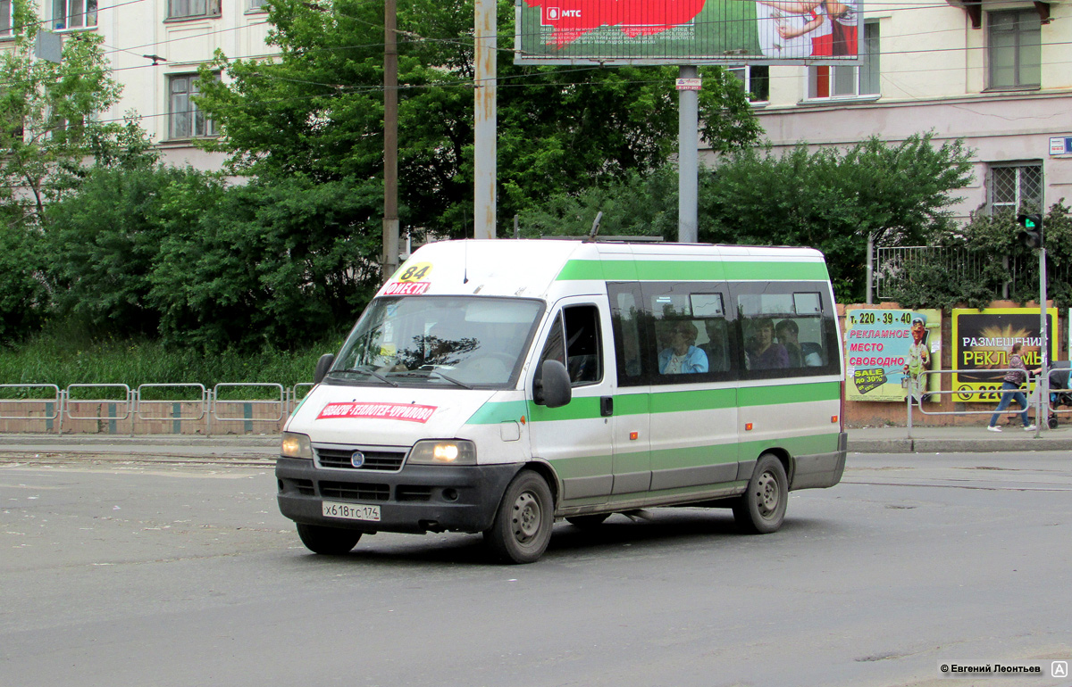 Челябинская область, FIAT Ducato 244 CSMMC-RLL, -RTL № Х 618 ТС 174