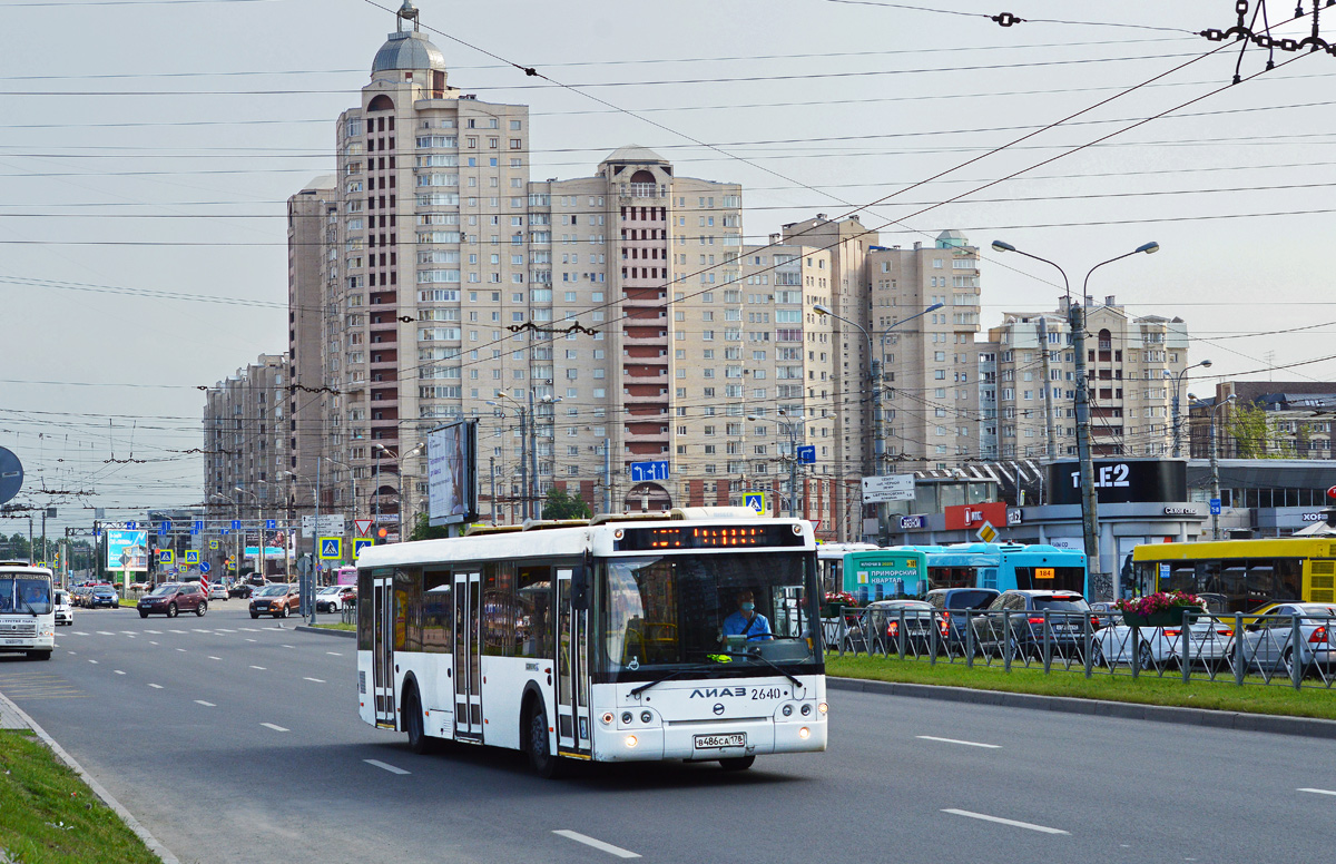 Санкт-Петербург, ЛиАЗ-5292.60 № 2640