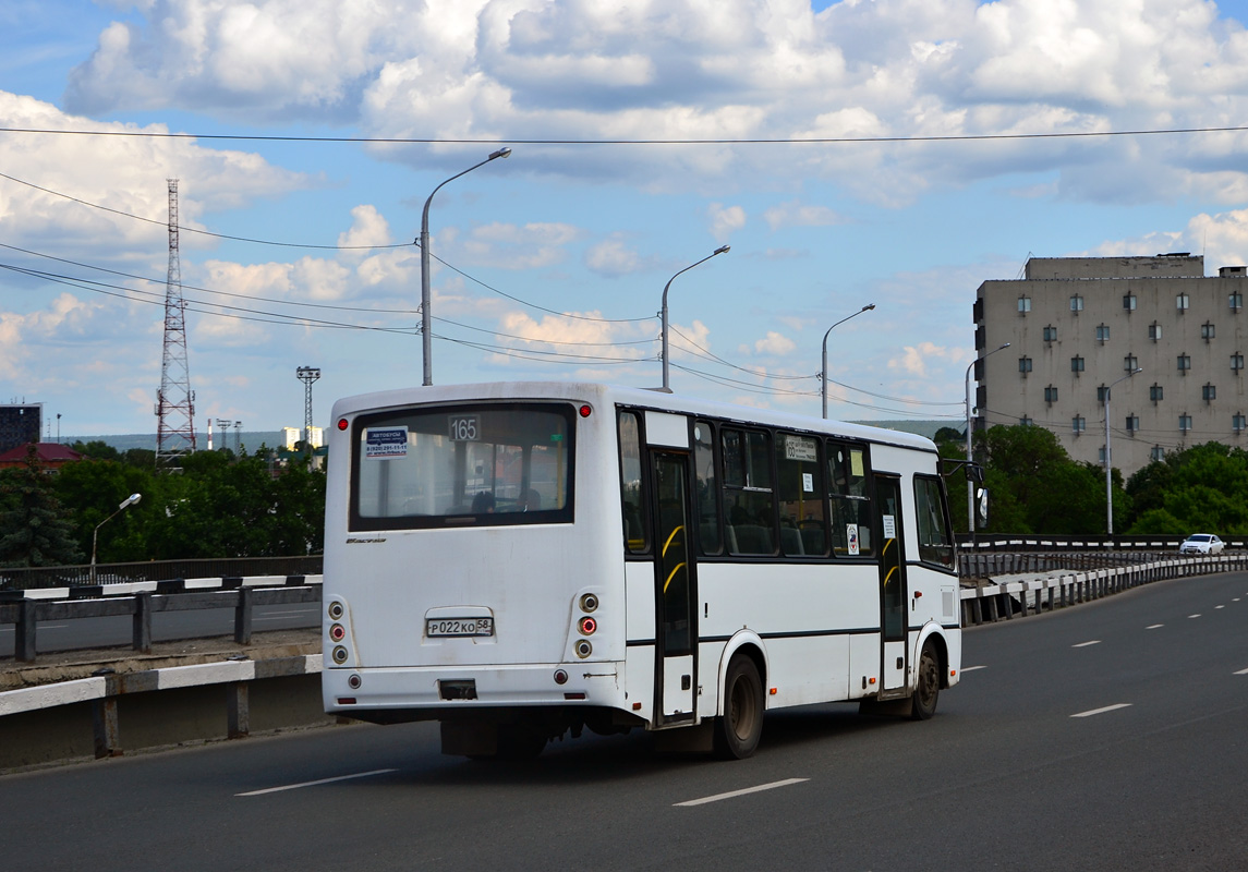 Пензенская область, ПАЗ-320412-04 "Вектор" № Р 022 КО 58