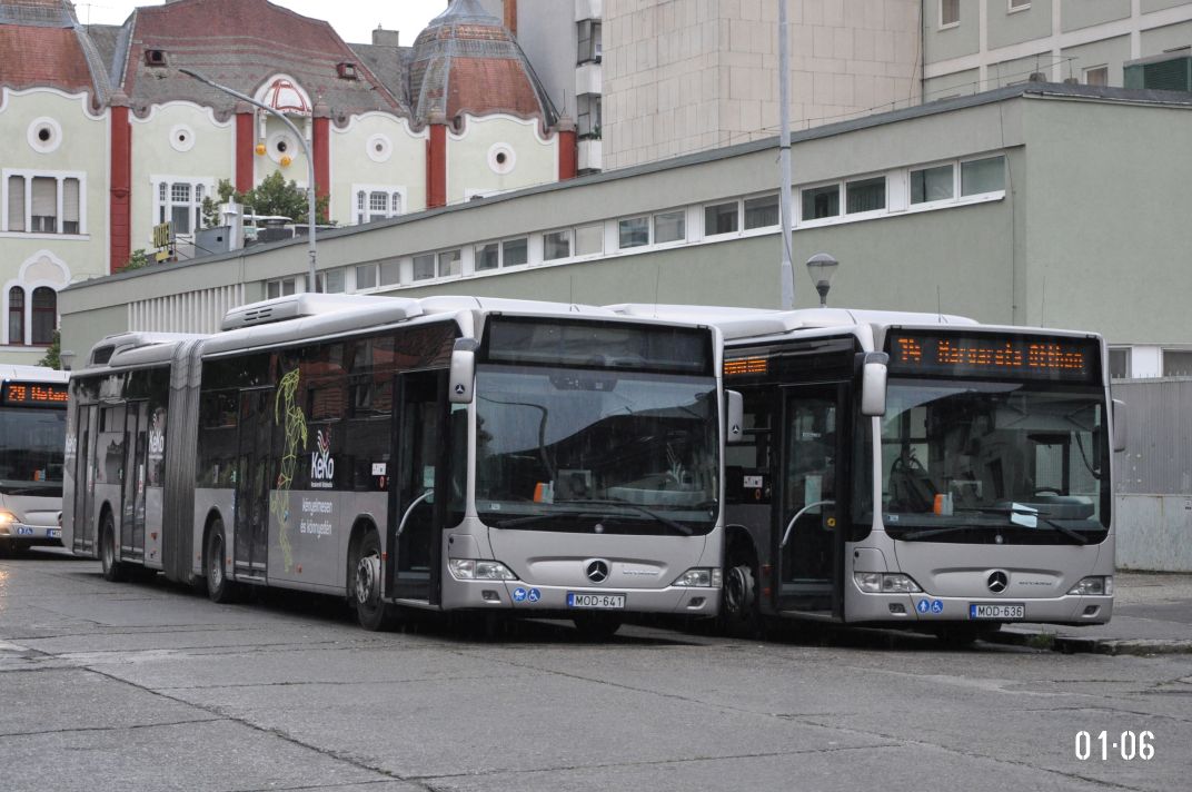 Венгрия, Mercedes-Benz O530GDH Citaro G BlueTec-Hybrid № MOD-641; Венгрия, Mercedes-Benz O530GDH Citaro G BlueTec-Hybrid № MOD-636