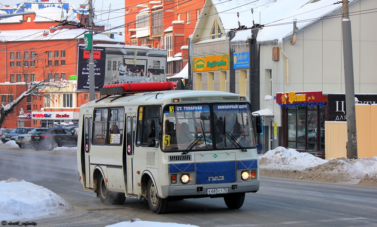 Томская область, ПАЗ-32054 № К 683 СТ 70