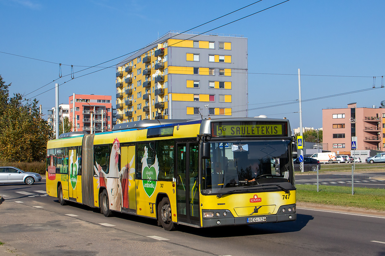 Литва, Volvo 7700A № 747