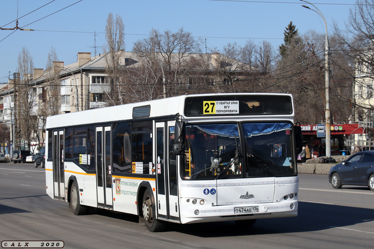 Воронежская область, МАЗ-103.465 № Т 474 АЕ 136