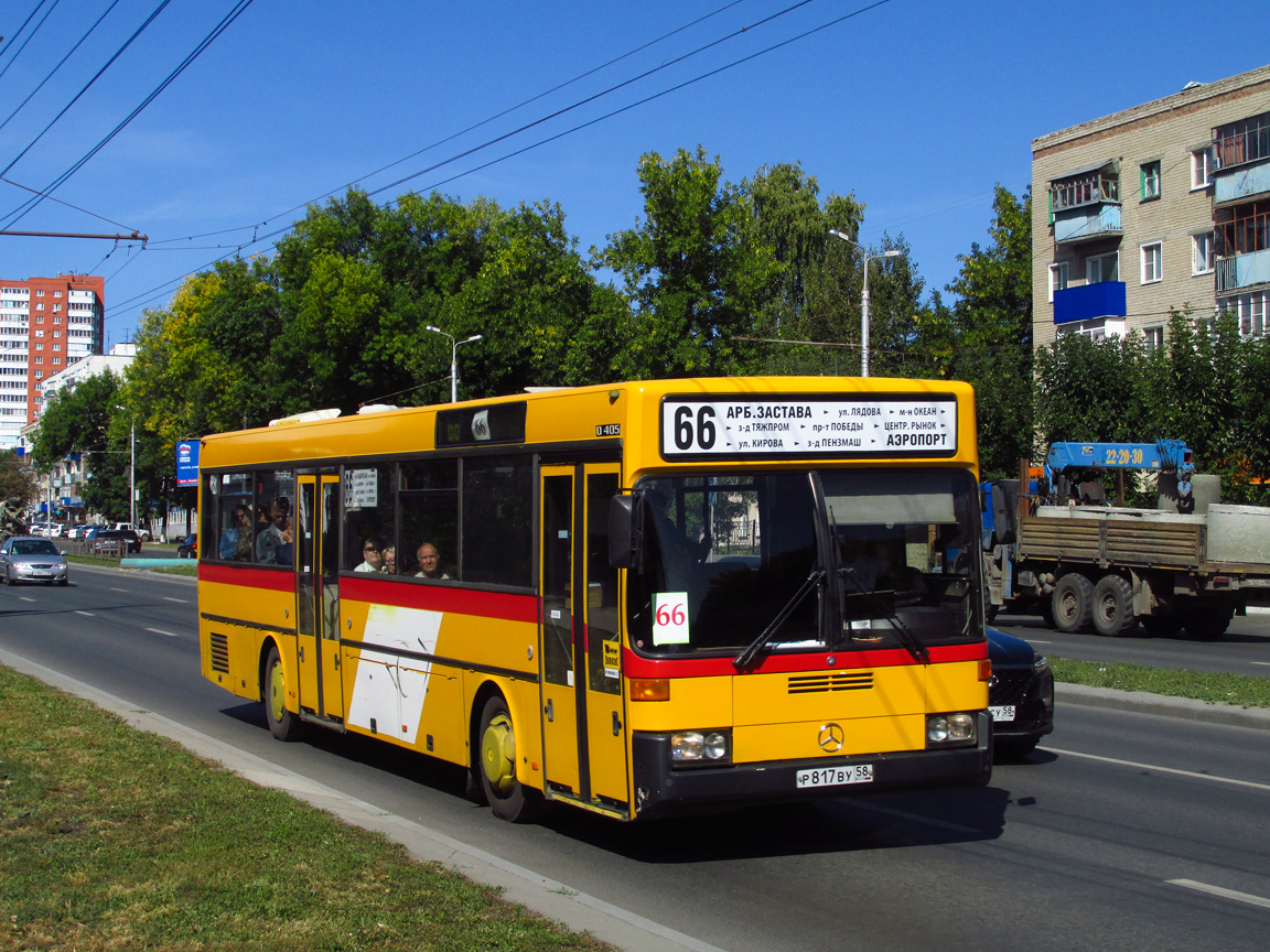 Пензенская область, Mercedes-Benz O405 № Р 817 ВУ 58