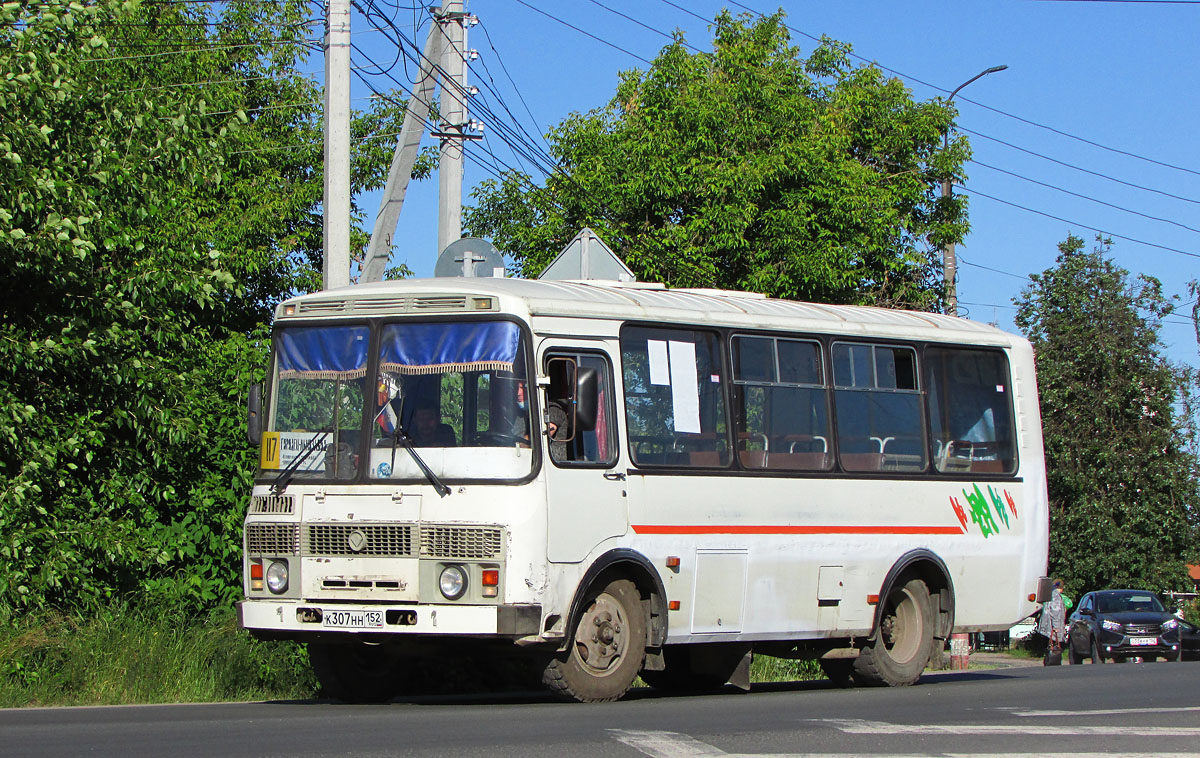 Нижегородская область, ПАЗ-32054 № К 307 НН 152