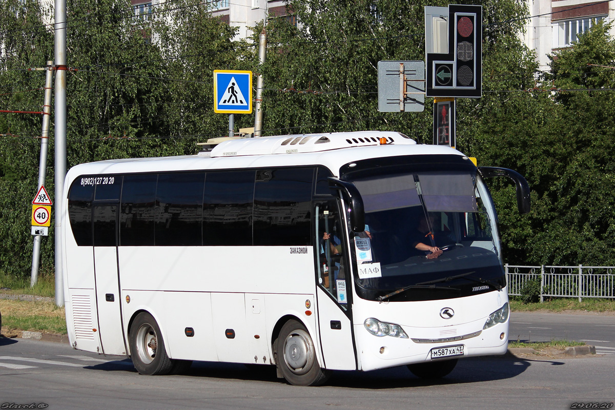 Ульяновская область, King Long XMQ6800 № М 587 ХА 43