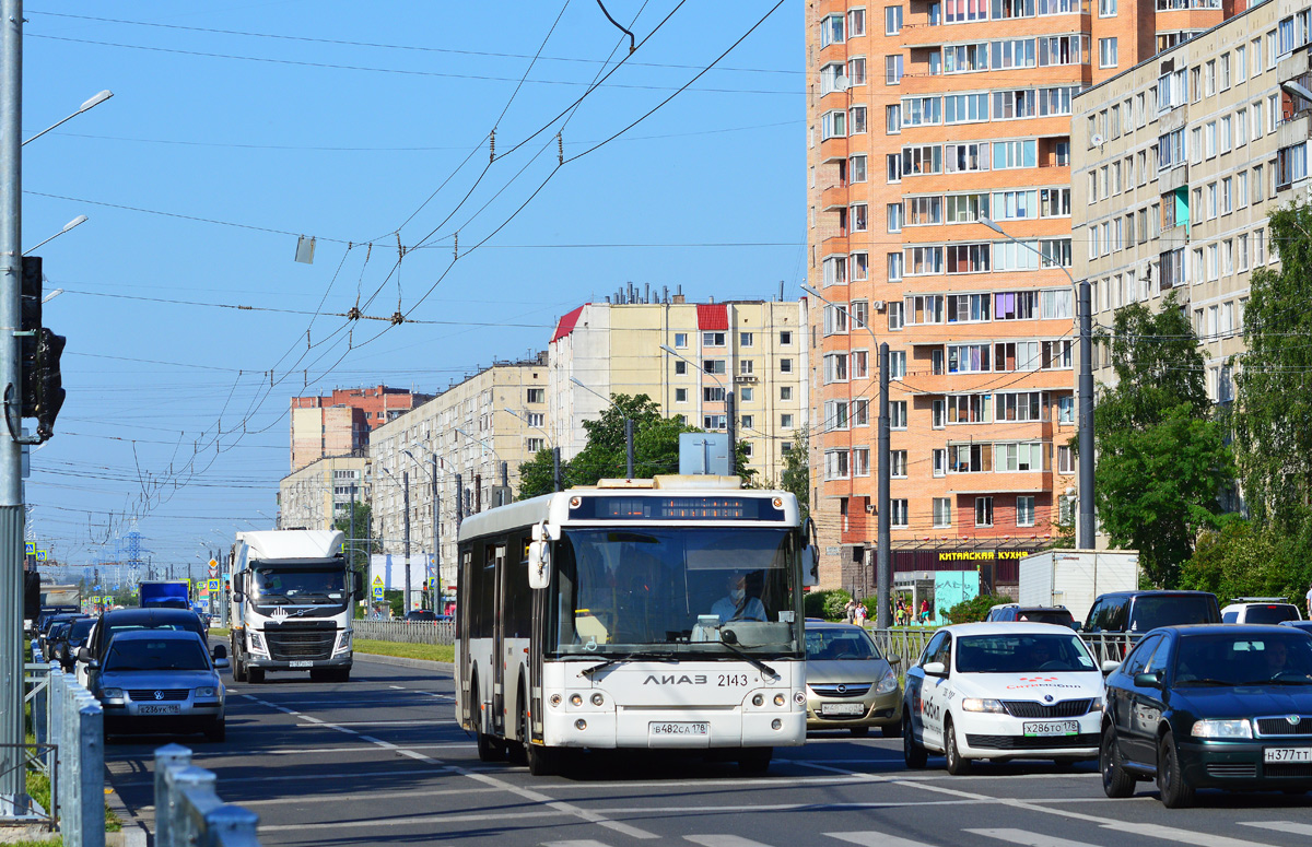 Санкт-Петербург, ЛиАЗ-5292.60 № 2143