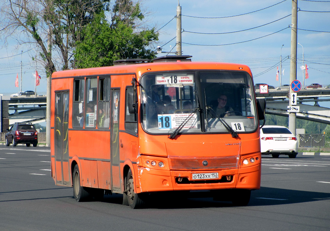 Нижегородская область, ПАЗ-320414-05 "Вектор" № О 123 ХХ 152