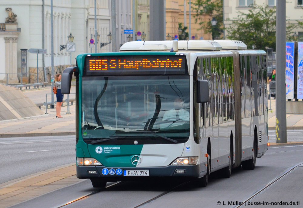 Бранденбург, Mercedes-Benz O530G Citaro facelift G № 974