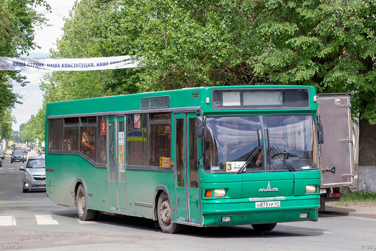 Ленинградская область, МАЗ-104.С20 № О 873 УР 47