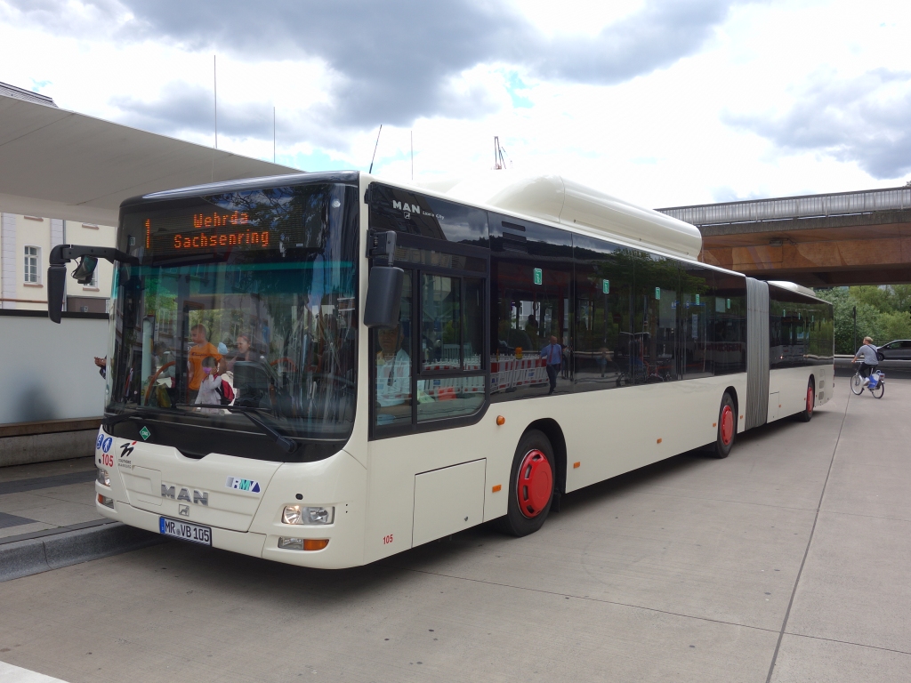 Гессен, MAN A40 Lion's City GL NG313 CNG № 105