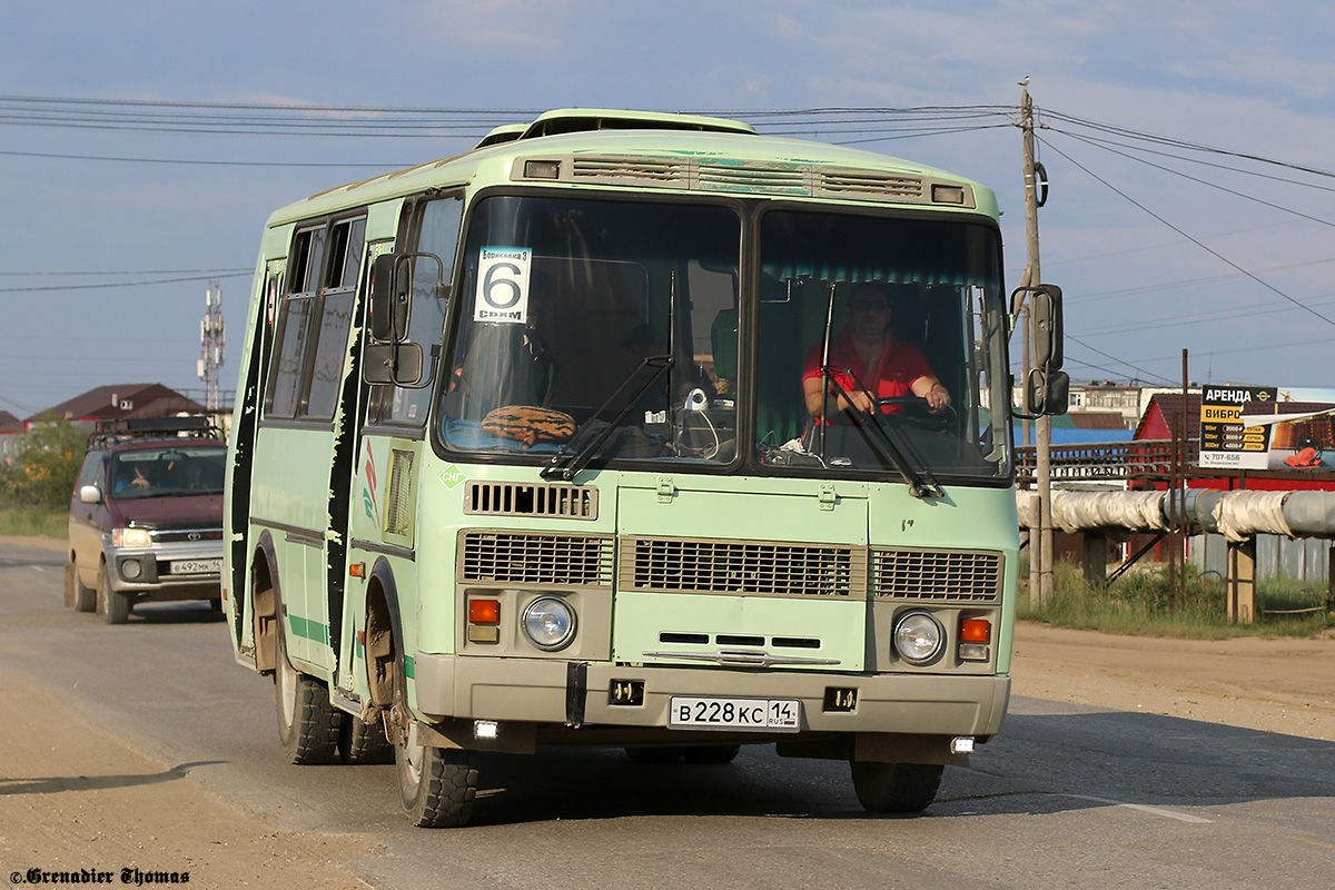 Саха (Якутия), ПАЗ-32054 № В 228 КС 14