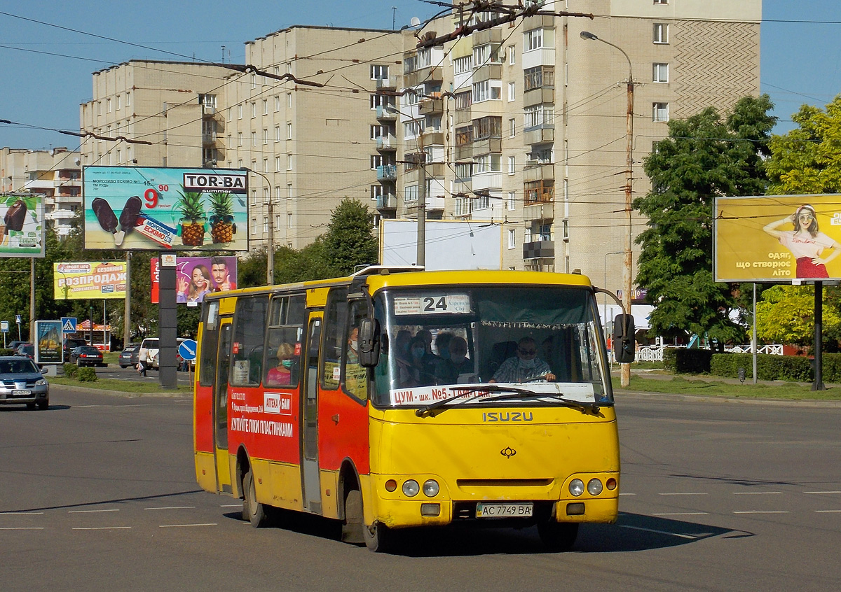 Волынская область, Богдан А09302 № AC 7749 BA