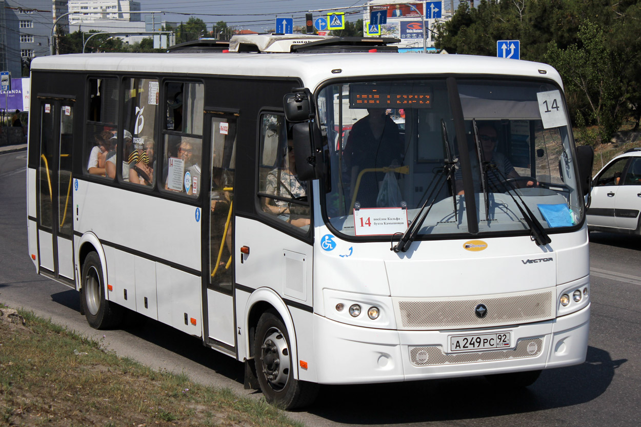 Севастополь, ВМК АИ304414 (ПАЗ-320414) № А 249 РС 92