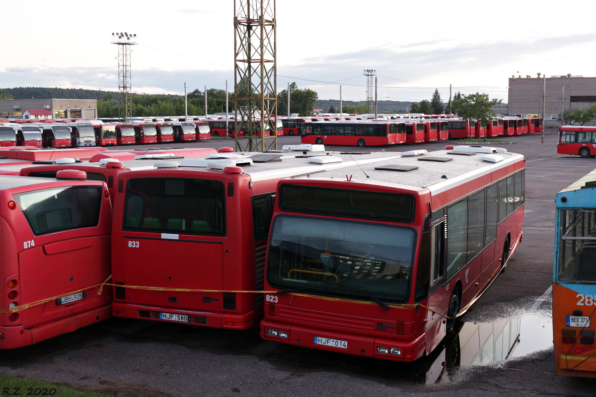 Litva, Den Oudsten Alliance City B96 č. 823; Litva — Bus depots