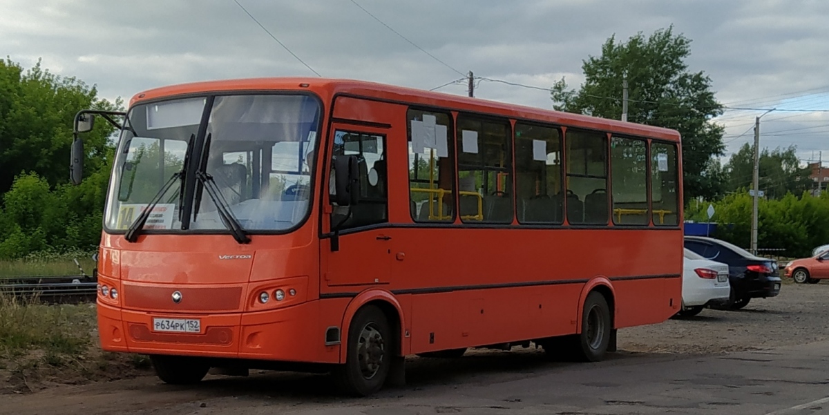 Нижегородская область, ПАЗ-320414-05 "Вектор" № Р 634 РК 152