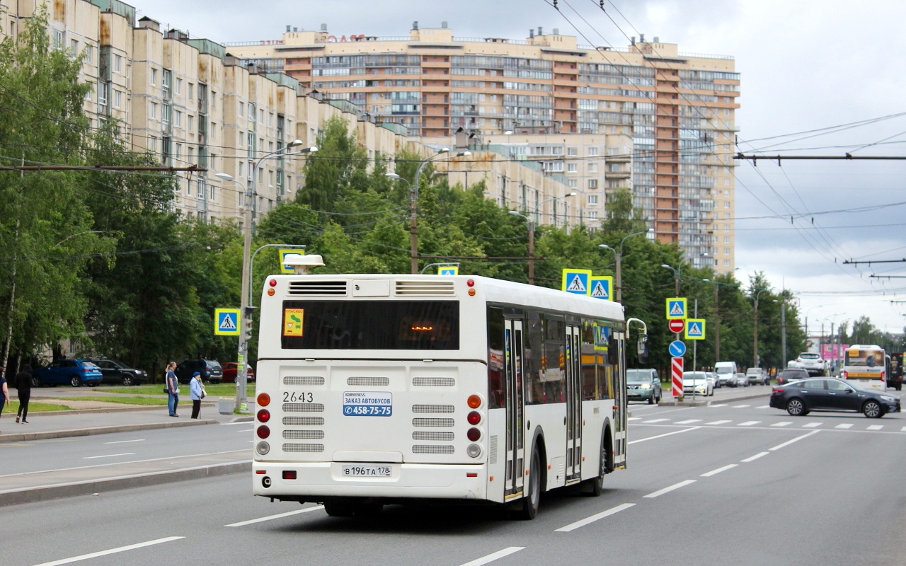 Санкт-Петербург, ЛиАЗ-5292.60 № 2643