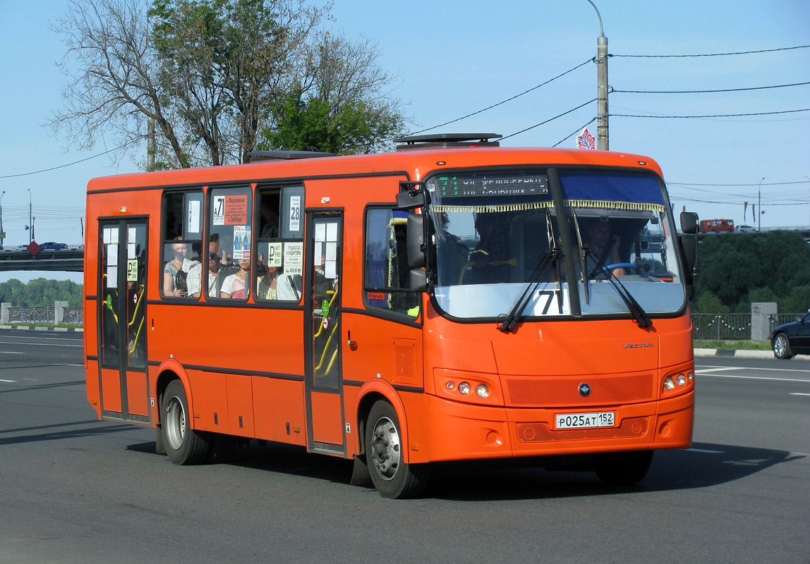Nizhegorodskaya region, PAZ-320414-05 "Vektor" # Р 025 АТ 152