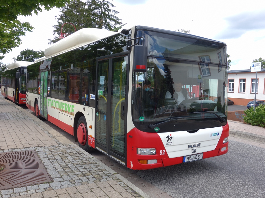 Гессен, MAN A21 Lion's City NL313 CNG № 82