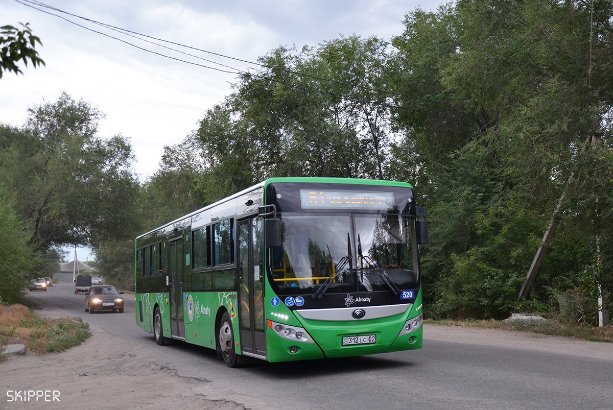 Алматы, Yutong ZK6118HGA № 520