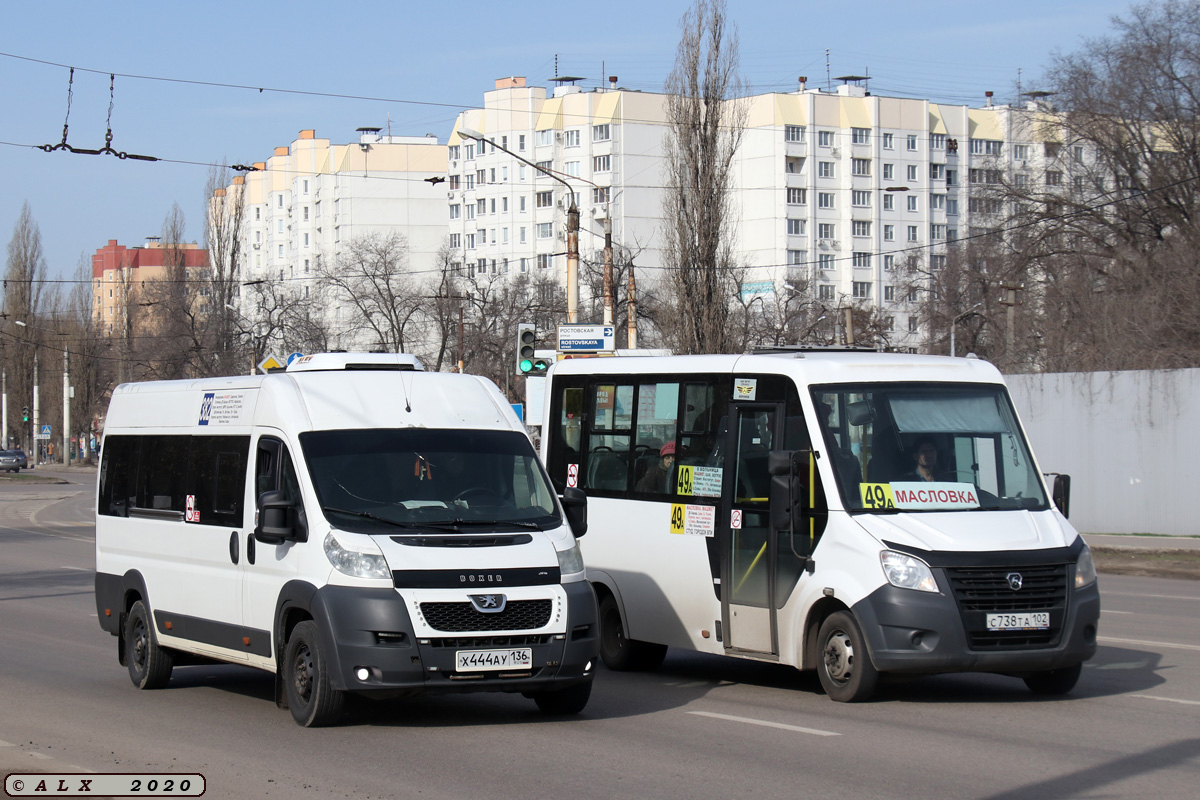 Воронежская область, Нижегородец-2227SK (Peugeot Boxer) № Х 444 АУ 136