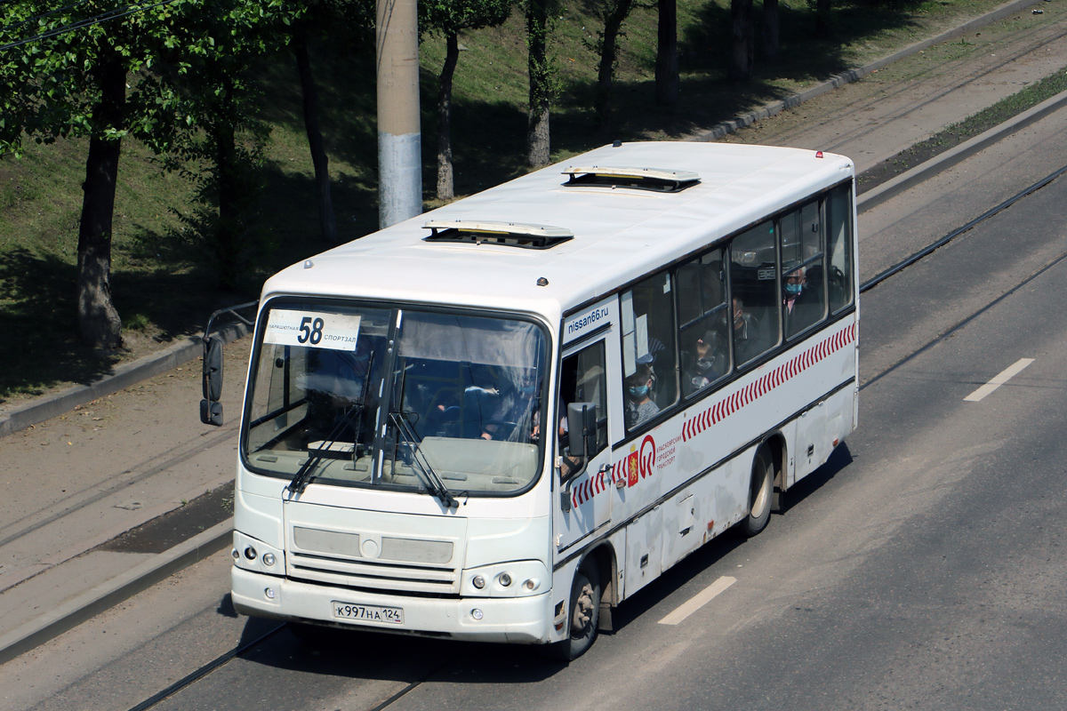 Красноярский край, ПАЗ-320402-03 № К 997 НА 124