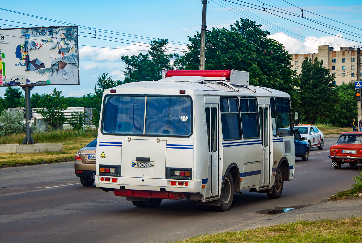 Кировоградская область, ПАЗ-32054 № BA 0497 CB