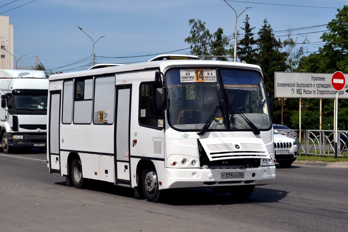 Ставропольский край, ПАЗ-320302-08 № Т 375 СО 55