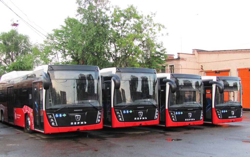 Perm region — Buses without plate numbers