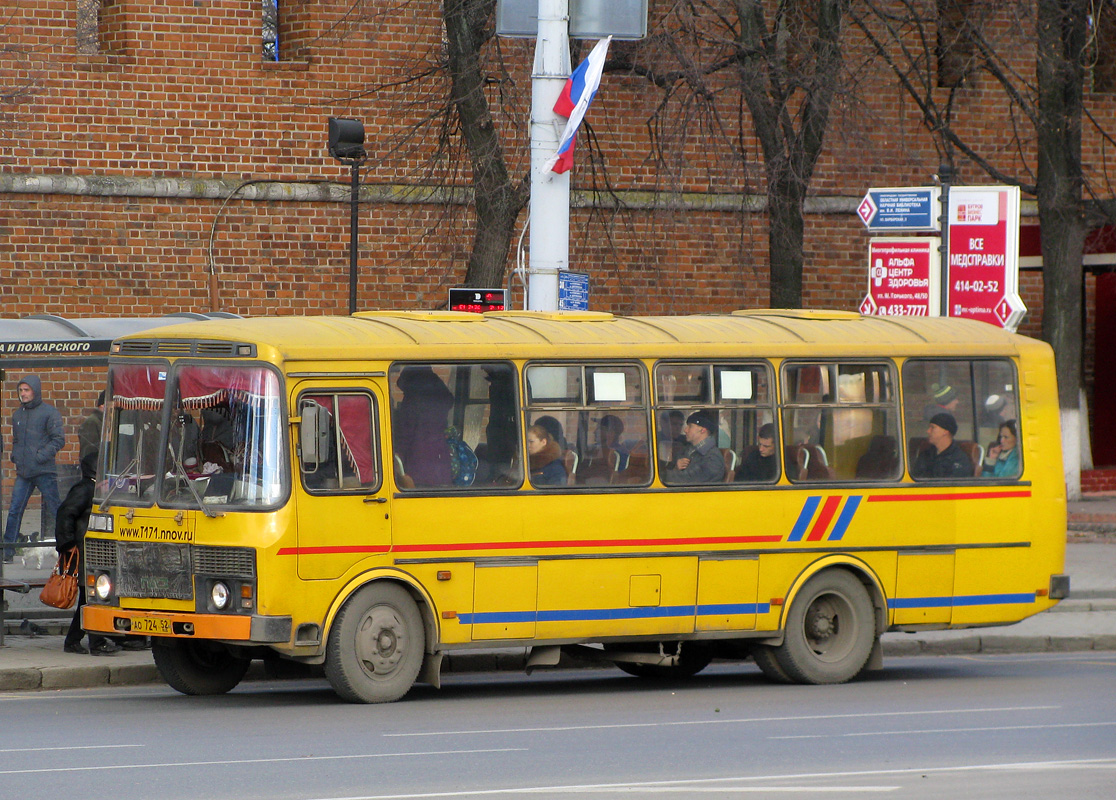 Нижегородская область, ПАЗ-4234 № АО 724 52