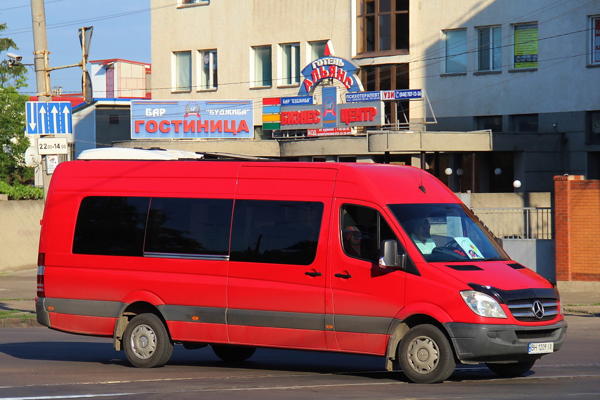 Одесская область, Mercedes-Benz Sprinter W906 313CDI № BH 1209 IX