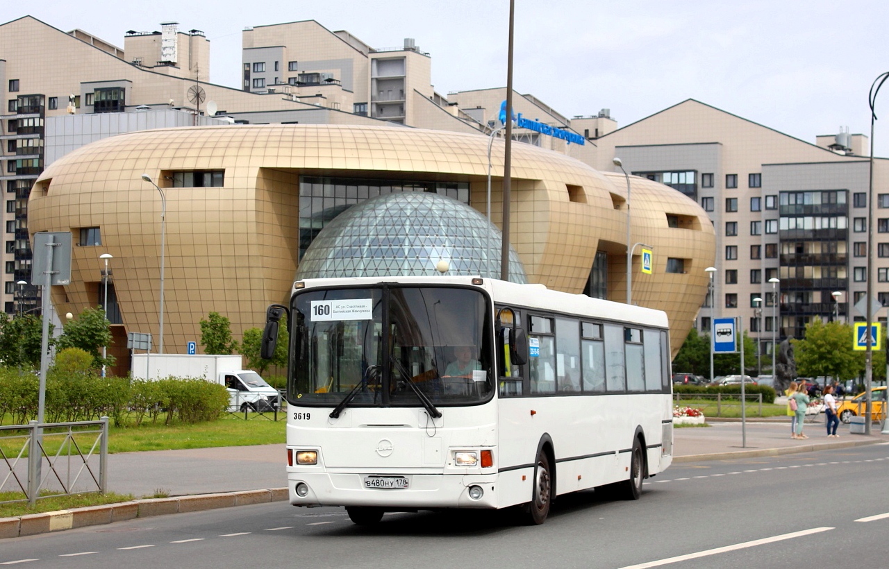 Sankt Petersburg, LiAZ-5293.53 Nr. 3619