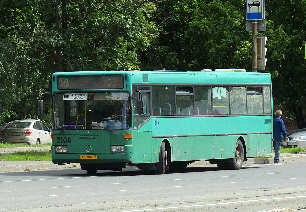 Вологодская область, Mercedes-Benz O407 № 2103