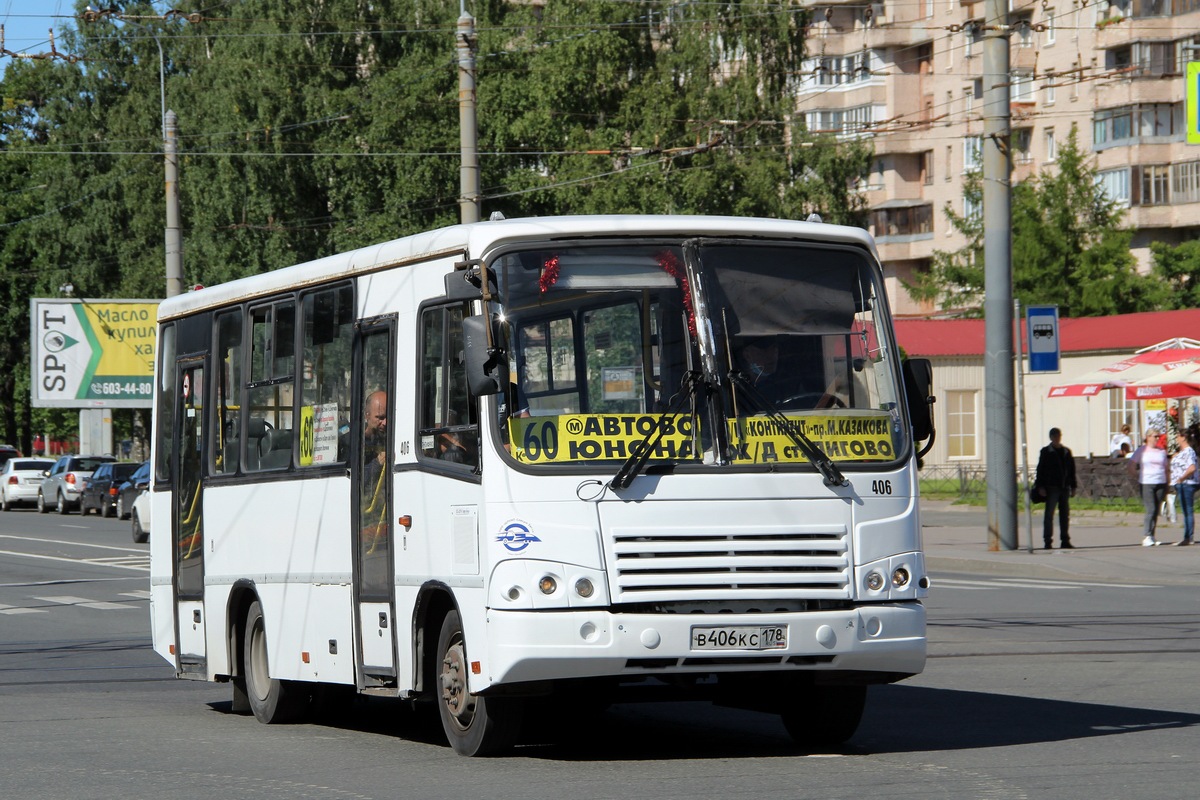 Санкт-Петербург, ПАЗ-320402-05 № 406