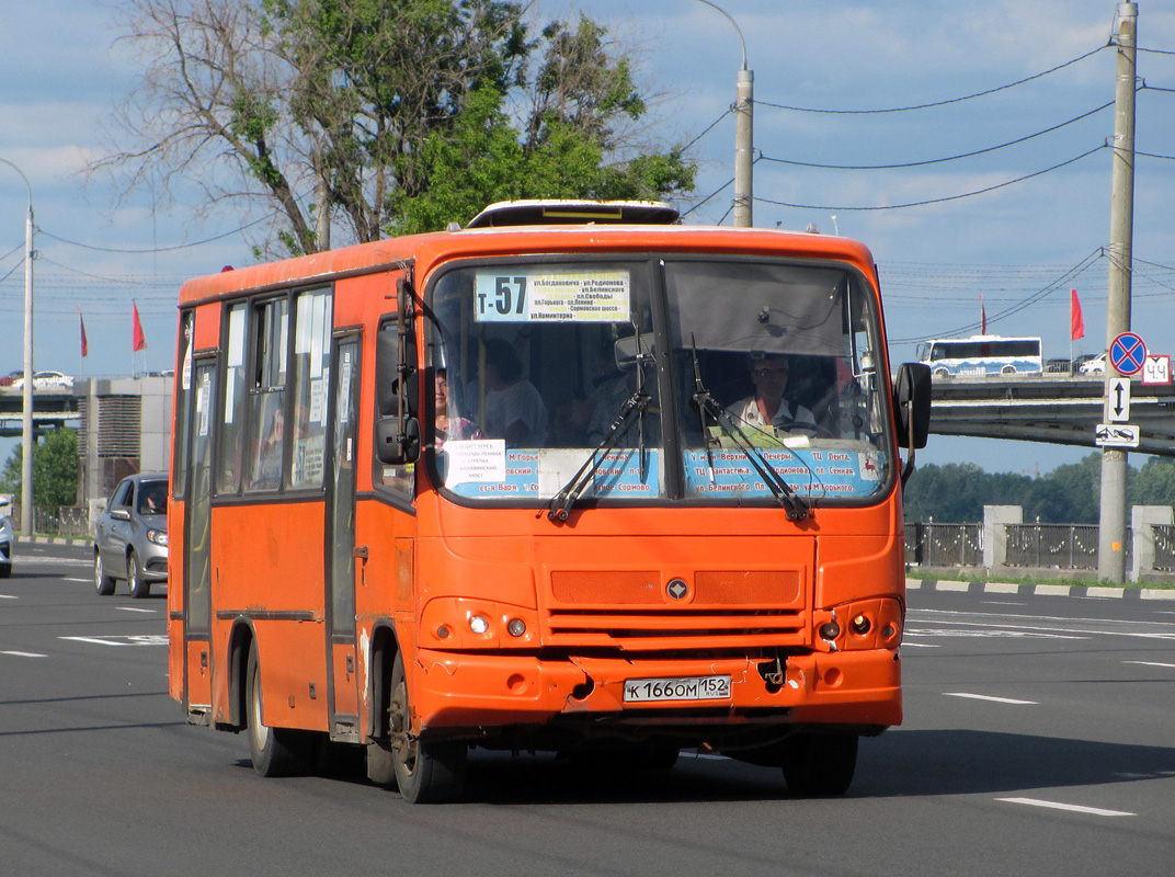 Нижегородская область, ПАЗ-320402-05 № К 166 ОМ 152