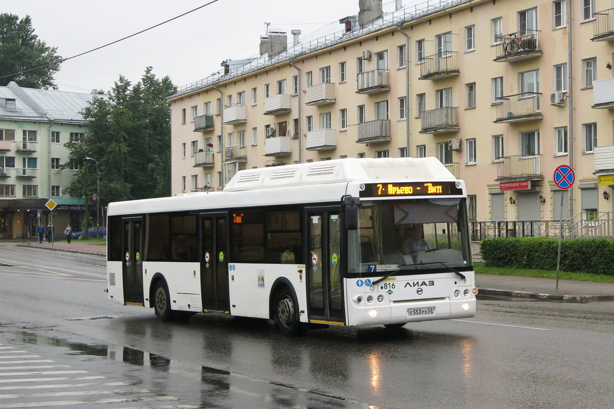 Новгородская область, ЛиАЗ-5292.67 (CNG) № 816